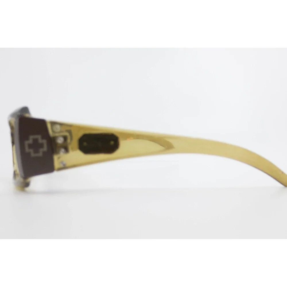 Spy Optic Abbey Eyeglasses Olive Green Brown Rectangular Frames 53-15-135 38546